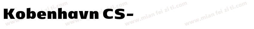 Kobenhavn CS字体转换